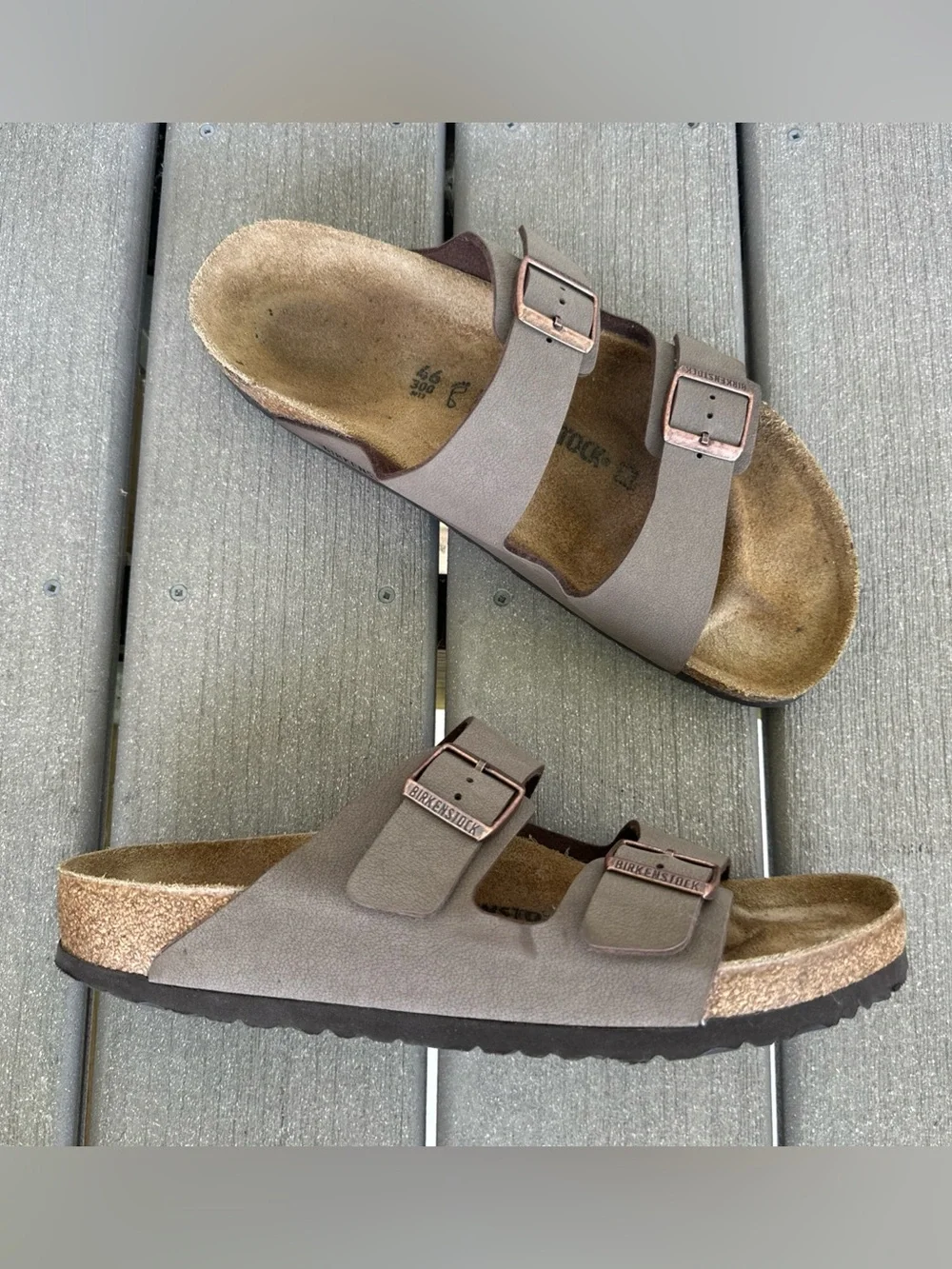 Birkenstock 0151181 Men's US 13 | 46EU Arizona Brown Sandals Mocha Cork